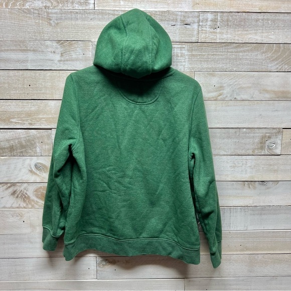 Carhartt Sweatshirt Boys XL 16 Hoodie Relaxed Fit Green Spell Out Logo Pocket - Picture 4 of 10